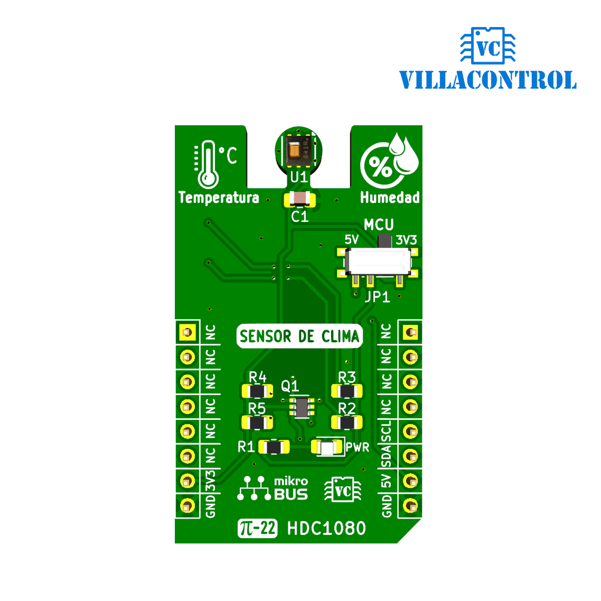 pi22 HDC1080 Sensor de Clima - Imagen 2